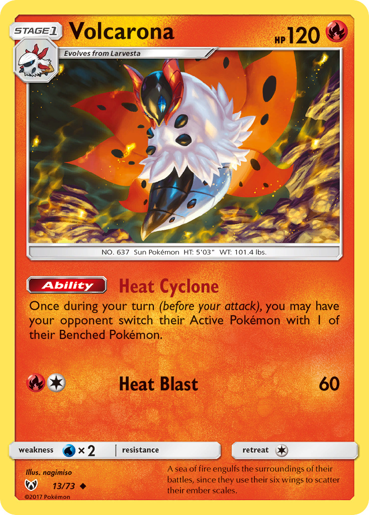 Volcarona (13/73) [Sun & Moon: Shining Legends] - Card Brawlers | Quebec | Canada | Yu-Gi-Oh!