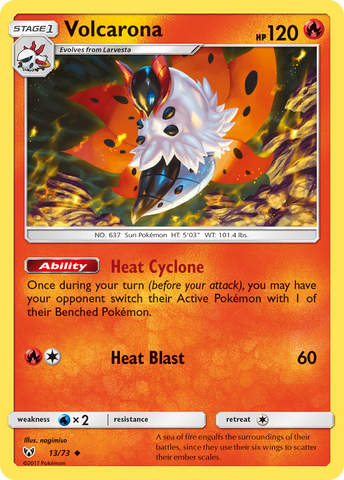 Volcarona (13/73) [Sun & Moon: Shining Legends] - Card Brawlers | Quebec | Canada | Yu-Gi-Oh!