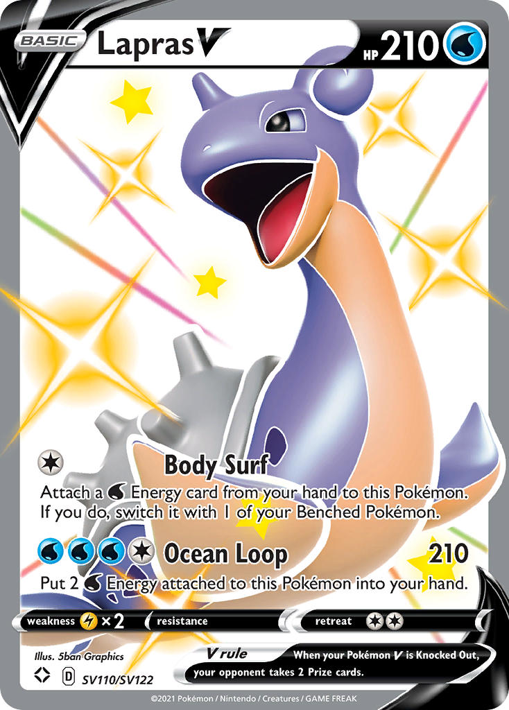 Lapras V (SV110/SV122) [Sword & Shield: Shining Fates] - Card Brawlers | Quebec | Canada | Yu-Gi-Oh!