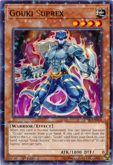 Gouki Suprex [SP18-EN018] Starfoil Rare - Card Brawlers | Quebec | Canada | Yu-Gi-Oh!