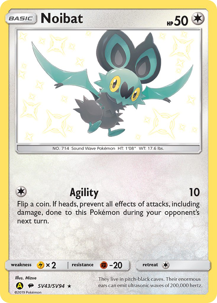 Noibat (SV43/SV94) [Sun & Moon: Hidden Fates - Shiny Vault] - Card Brawlers | Quebec | Canada | Yu-Gi-Oh!