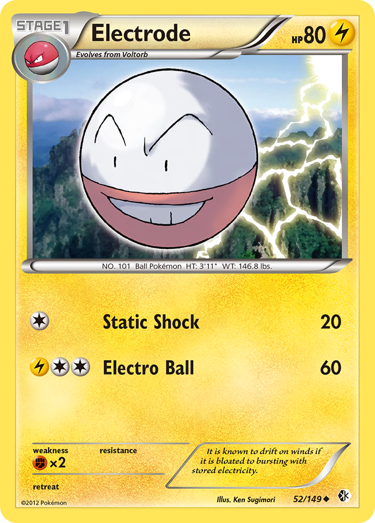 Electrode (52/149) [Black & White: Boundaries Crossed] - Card Brawlers | Quebec | Canada | Yu-Gi-Oh!