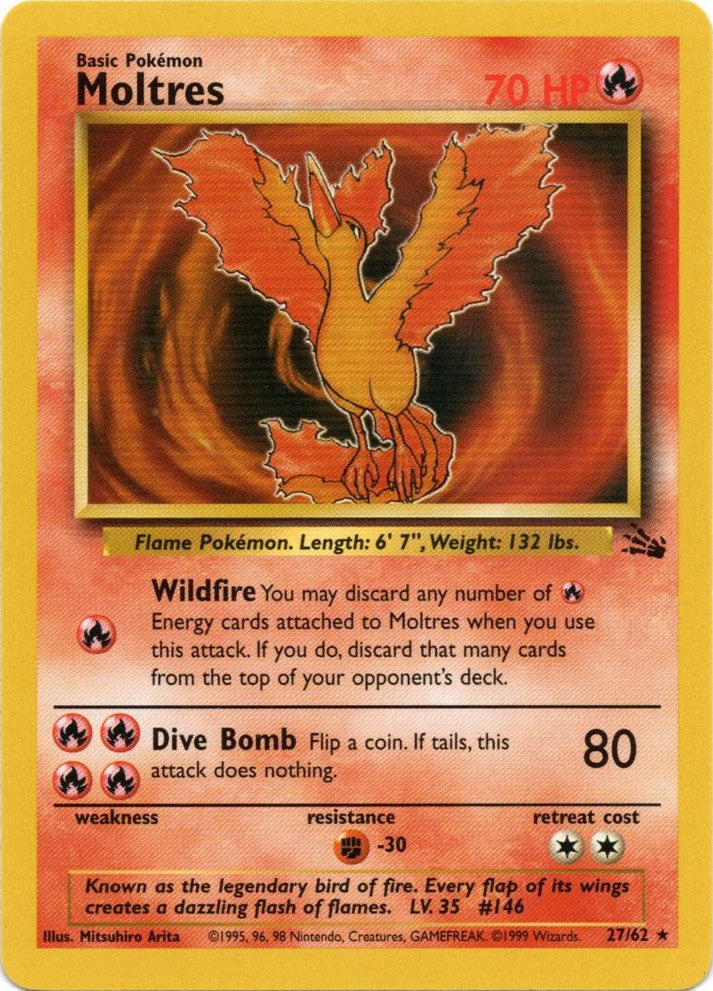 Moltres (27/62) [Fossil Unlimited] - Card Brawlers | Quebec | Canada | Yu-Gi-Oh!
