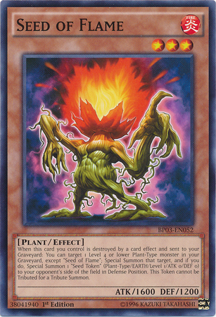 Seed of Flame [BP03-EN052] Common - Card Brawlers | Quebec | Canada | Yu-Gi-Oh!