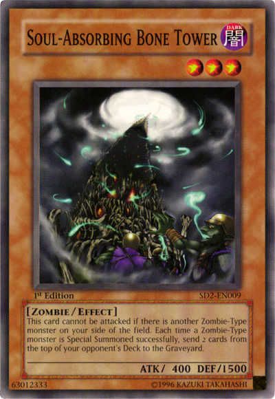 Soul-Absorbing Bone Tower [SD2-EN009] Common - Card Brawlers | Quebec | Canada | Yu-Gi-Oh!