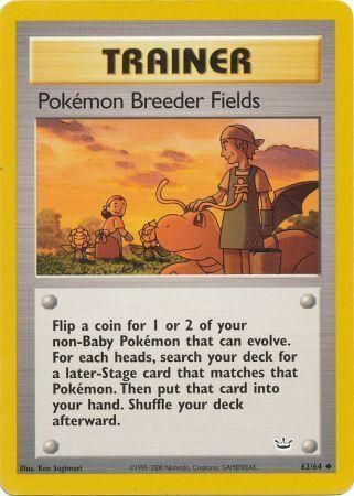 Pokemon Breeder Fields (62/64) [Neo Revelation Unlimited] - Card Brawlers | Quebec | Canada | Yu-Gi-Oh!