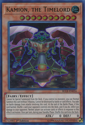 Kamion, the Timelord [BLLR-EN034] Ultra Rare - Yu-Gi-Oh! - Card Brawlers | Quebec | Canada |