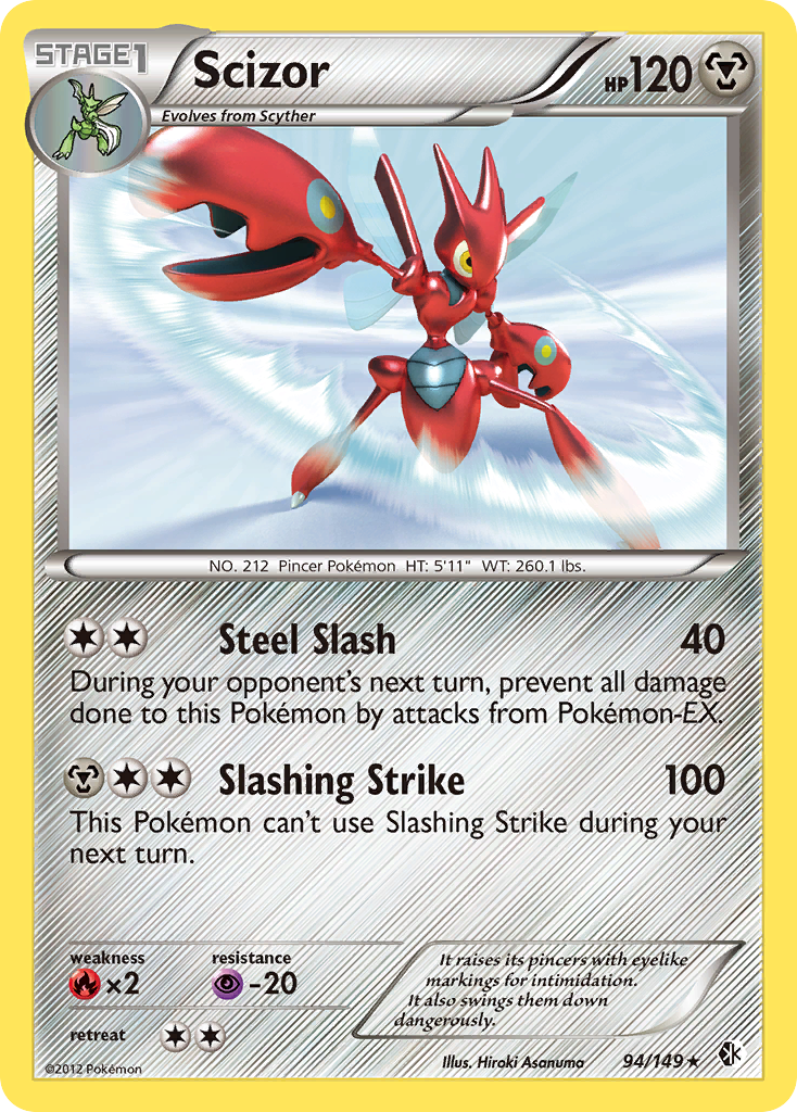 Scizor (94/149) [Black & White: Boundaries Crossed] - Card Brawlers | Quebec | Canada | Yu-Gi-Oh!