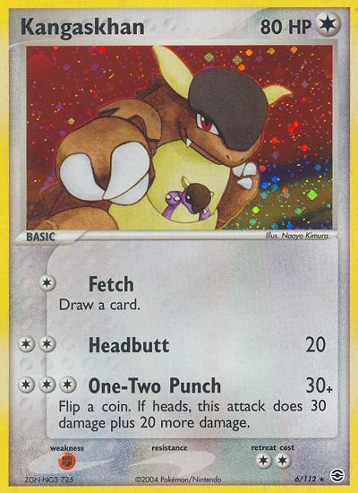 Kangaskhan (6/112) [EX: FireRed & LeafGreen] - Card Brawlers | Quebec | Canada | Yu-Gi-Oh!