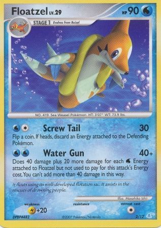 Floatzel (2/12) [Diamond & Pearl: Trainer Kit - Manaphy] - Card Brawlers | Quebec | Canada | Yu-Gi-Oh!