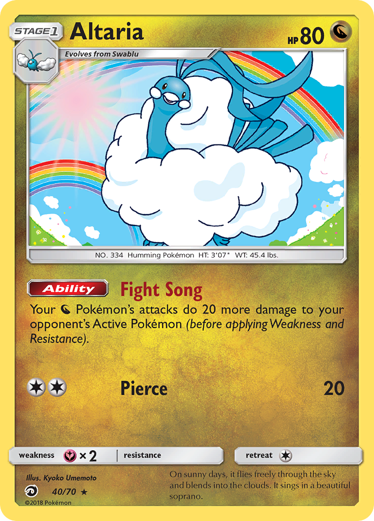 Altaria (40/70) [Sun & Moon: Dragon Majesty] - Card Brawlers | Quebec | Canada | Yu-Gi-Oh!