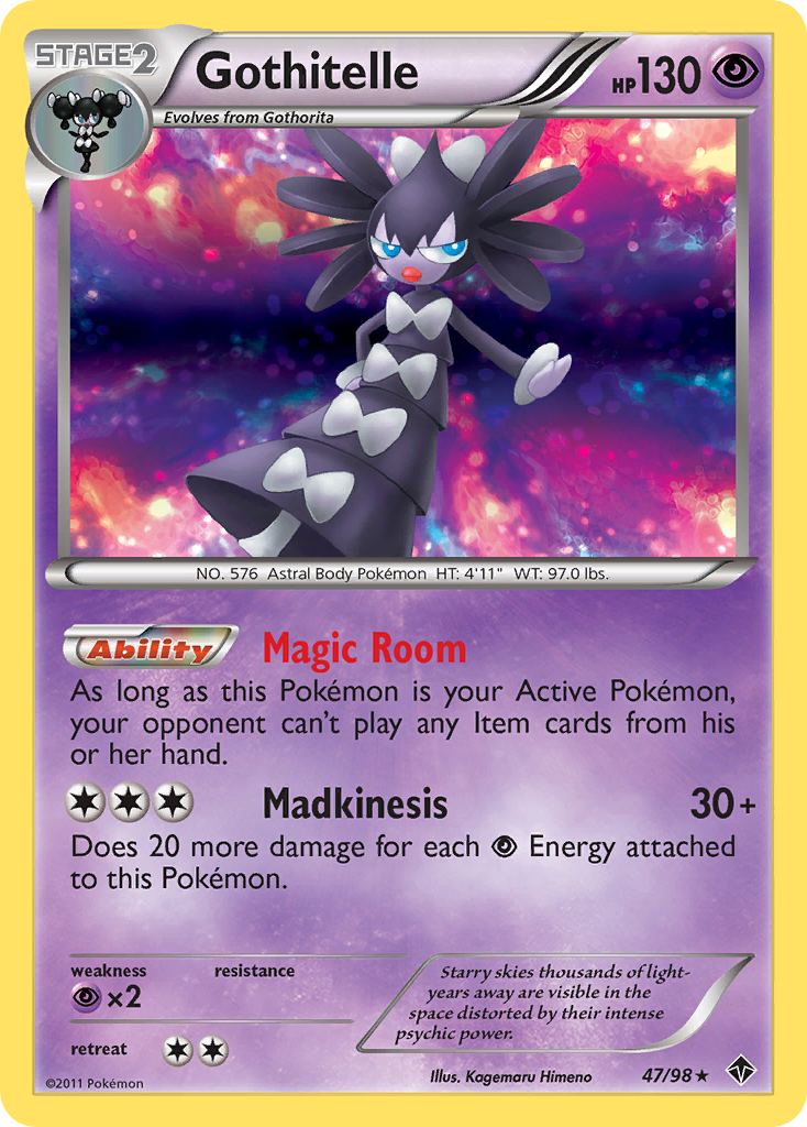 Gothitelle (47/98) [Black & White: Emerging Powers] - Card Brawlers | Quebec | Canada | Yu-Gi-Oh!
