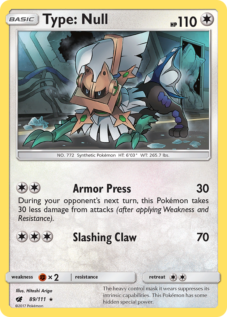 Type: Null (89/111) [Sun & Moon: Crimson Invasion] - Card Brawlers | Quebec | Canada | Yu-Gi-Oh!