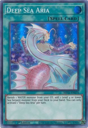 Deep Sea Aria [MP21-EN076] Super Rare - Card Brawlers | Quebec | Canada | Yu-Gi-Oh!