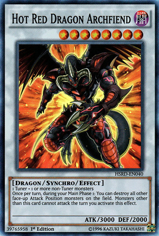Hot Red Dragon Archfiend [HSRD-EN040] Super Rare - Card Brawlers | Quebec | Canada | Yu-Gi-Oh!
