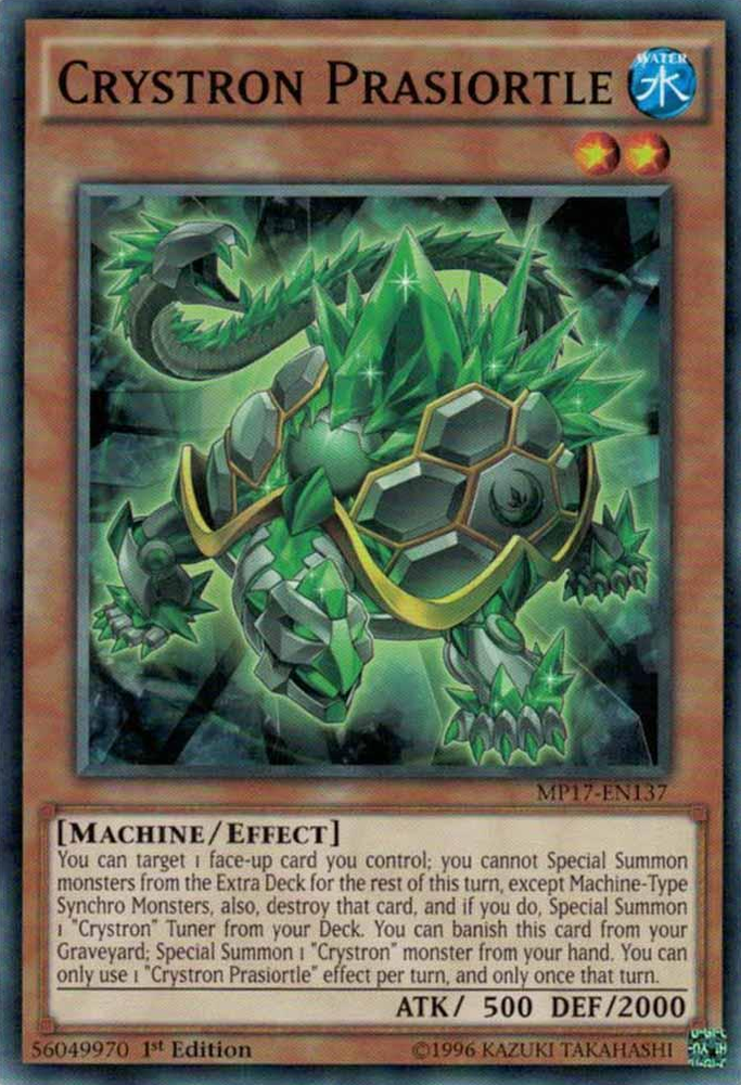 Crystron Prasiortle [MP17-EN137] Common - Card Brawlers | Quebec | Canada | Yu-Gi-Oh!