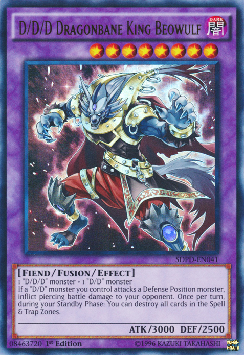 D/D/D Dragonbane King Beowulf [SDPD-EN041] Ultra Rare - Yu-Gi-Oh! - Card Brawlers | Quebec | Canada |