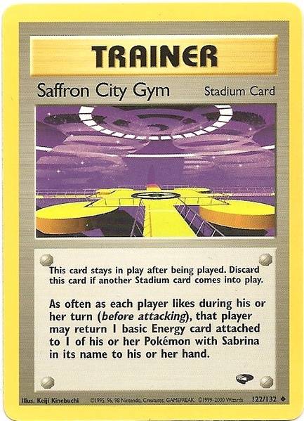 Saffron City Gym (122/132) [Gym Challenge Unlimited] - Card Brawlers | Quebec | Canada | Yu-Gi-Oh!