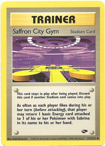 Saffron City Gym (122/132) [Gym Challenge Unlimited] - Card Brawlers | Quebec | Canada | Yu-Gi-Oh!