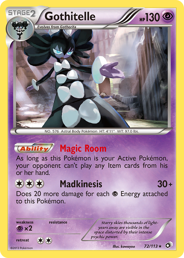Gothitelle (72/113) [Black & White: Legendary Treasures] - Card Brawlers | Quebec | Canada | Yu-Gi-Oh!