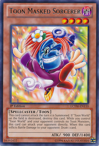 Toon Masked Sorcerer [LCYW-EN110] Rare - Card Brawlers | Quebec | Canada | Yu-Gi-Oh!