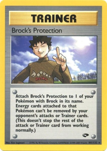 Brock's Protection (101/132) [Gym Challenge Unlimited] - Card Brawlers | Quebec | Canada | Yu-Gi-Oh!