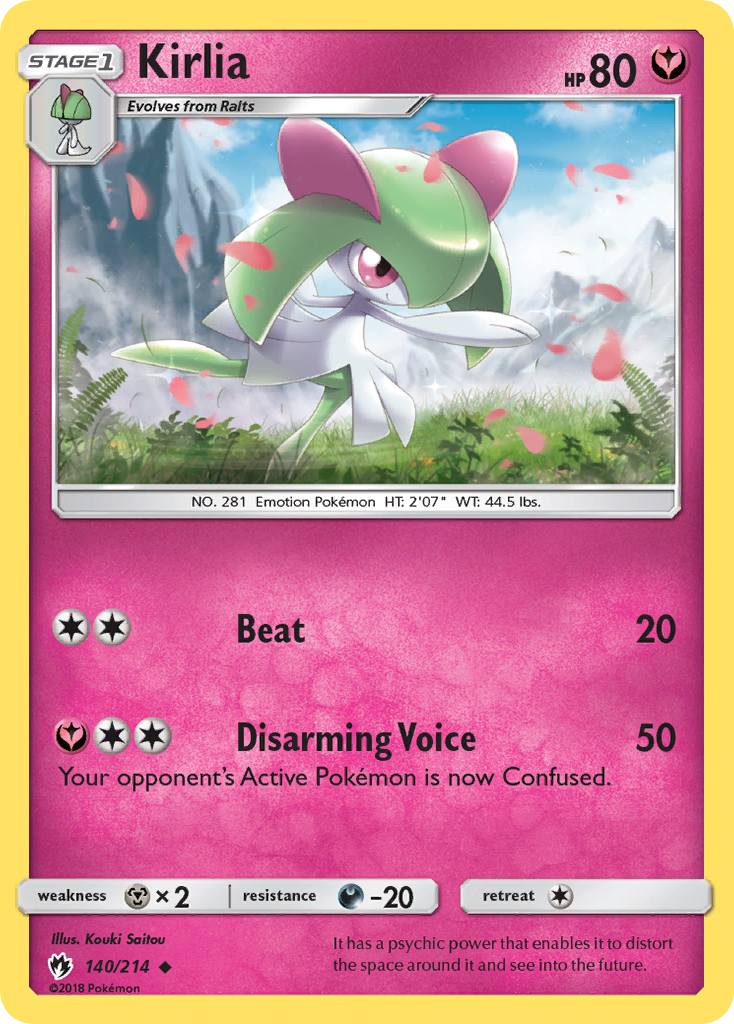 Kirlia (140/214) [Sun & Moon: Lost Thunder] - Card Brawlers | Quebec | Canada | Yu-Gi-Oh!
