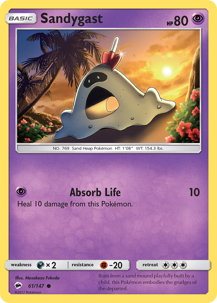 Sandygast (61/147) [Sun & Moon: Burning Shadows] - Card Brawlers | Quebec | Canada | Yu-Gi-Oh!