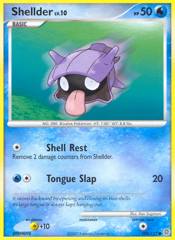Shellder (105/132) [Diamond & Pearl: Secret Wonders] - Card Brawlers | Quebec | Canada | Yu-Gi-Oh!