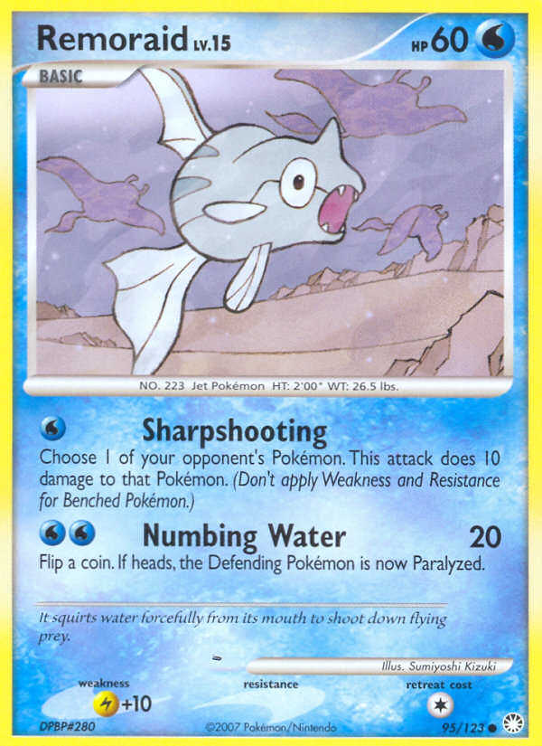 Remoraid (95/123) [Diamond & Pearl: Mysterious Treasures] - Card Brawlers | Quebec | Canada | Yu-Gi-Oh!