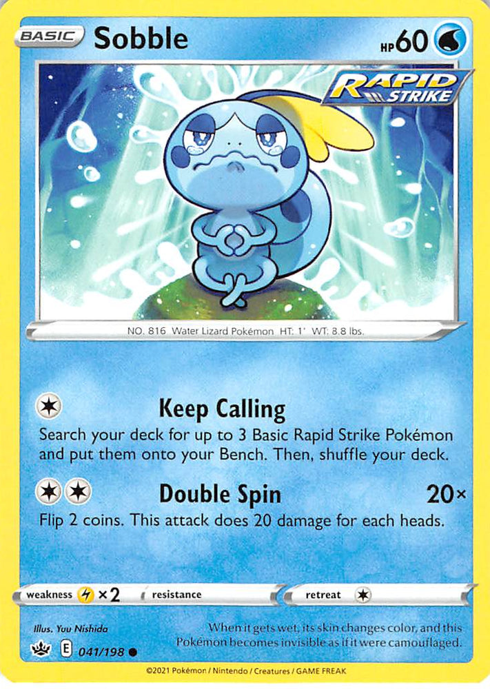 Sobble (041/198) [Sword & Shield: Chilling Reign] - Card Brawlers | Quebec | Canada | Yu-Gi-Oh!