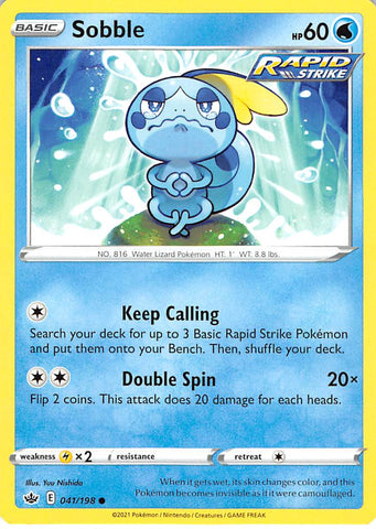 Sobble (041/198) [Sword & Shield: Chilling Reign] - Card Brawlers | Quebec | Canada | Yu-Gi-Oh!