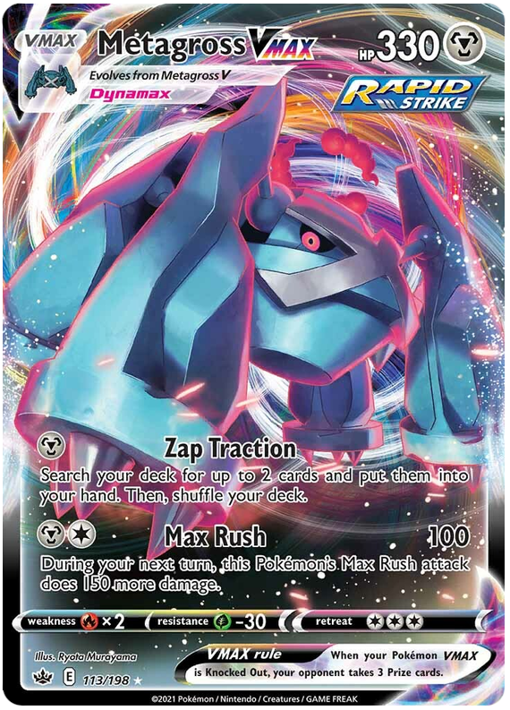 Metagross VMAX (113/198) [Sword & Shield: Chilling Reign] - Card Brawlers | Quebec | Canada | Yu-Gi-Oh!