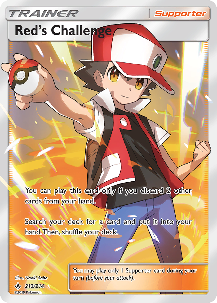 Red's Challenge (213/214) [Sun & Moon: Unbroken Bonds] - Card Brawlers | Quebec | Canada | Yu-Gi-Oh!