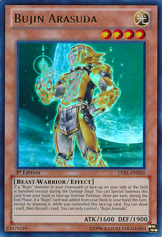 Bujin Arasuda [LVAL-EN026] Ultra Rare - Yu-Gi-Oh! - Card Brawlers | Quebec | Canada |