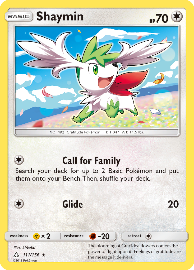 Shaymin (111/156) [Sun & Moon: Ultra Prism] - Card Brawlers | Quebec | Canada | Yu-Gi-Oh!