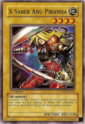 X-Saber Anu Piranha [5DS2-EN004] Common - Yu-Gi-Oh! - Card Brawlers | Quebec | Canada |