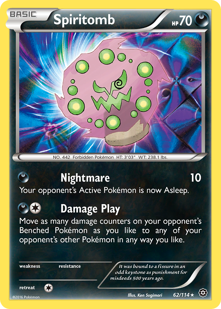 Spiritomb (62/114) [XY: Steam Siege] - Card Brawlers | Quebec | Canada | Yu-Gi-Oh!