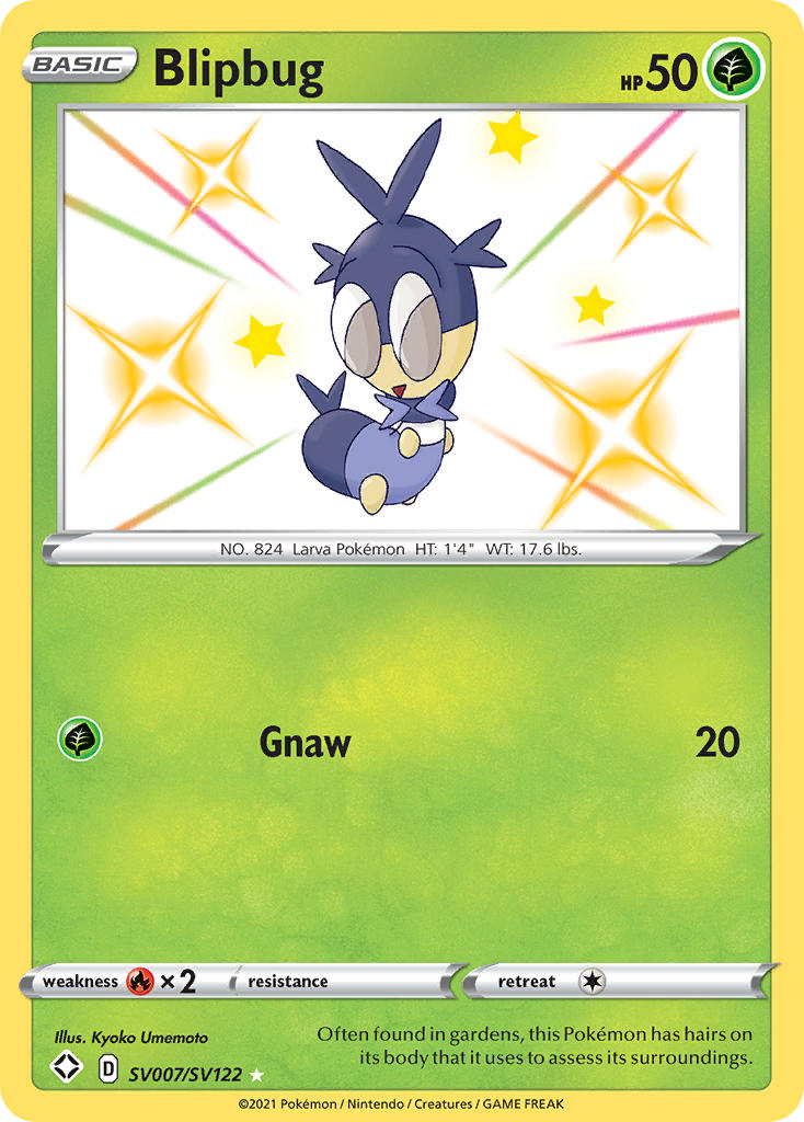 Blipbug (SV007/SV122) [Sword & Shield: Shining Fates] - Card Brawlers | Quebec | Canada | Yu-Gi-Oh!