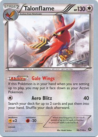 Talonflame (96/114) (Ninja Blitz - Cody Walinski) [World Championships 2016] - Card Brawlers | Quebec | Canada | Yu-Gi-Oh!
