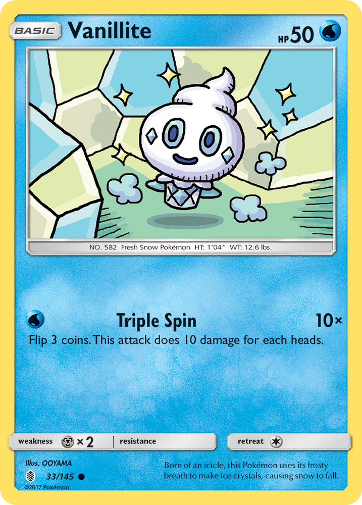 Vanillite (33/145) [Sun & Moon: Guardians Rising] - Card Brawlers | Quebec | Canada | Yu-Gi-Oh!