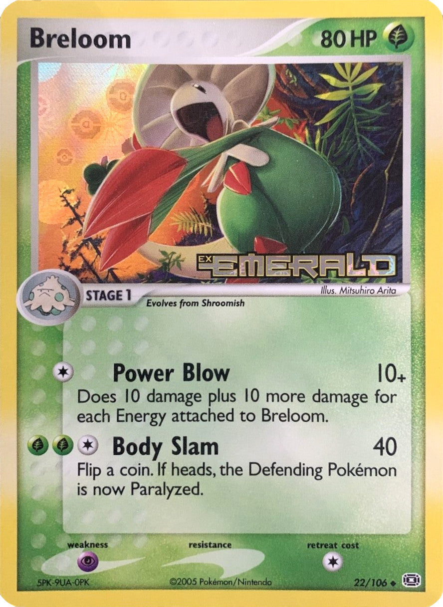 Breloom (22/106) (Stamped) [EX: Emerald] - Card Brawlers | Quebec | Canada | Yu-Gi-Oh!