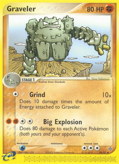 Graveler (29/97) [EX: Dragon] - Card Brawlers | Quebec | Canada | Yu-Gi-Oh!