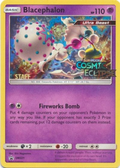 Blacephalon (SM221) (Staff Prerelease Promo) [Sun & Moon: Black Star Promos] - Card Brawlers | Quebec | Canada | Yu-Gi-Oh!