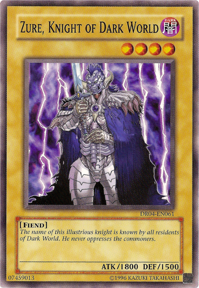 Zure, Knight of Dark World [DR04-EN061] Common - Yu-Gi-Oh! - Card Brawlers | Quebec | Canada |