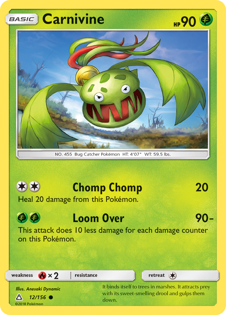 Carnivine (12/156) [Sun & Moon: Ultra Prism] - Card Brawlers | Quebec | Canada | Yu-Gi-Oh!