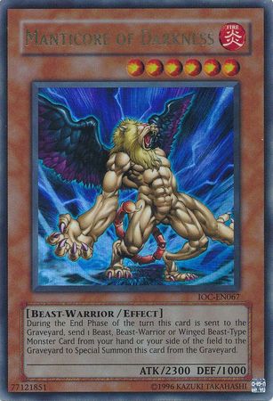 Manticore of Darkness [IOC-EN067] Ultra Rare - Card Brawlers | Quebec | Canada | Yu-Gi-Oh!