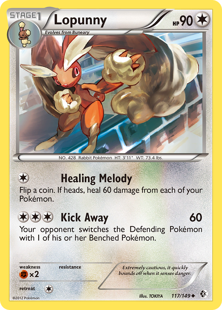Lopunny (117/149) [Black & White: Boundaries Crossed] - Card Brawlers | Quebec | Canada | Yu-Gi-Oh!
