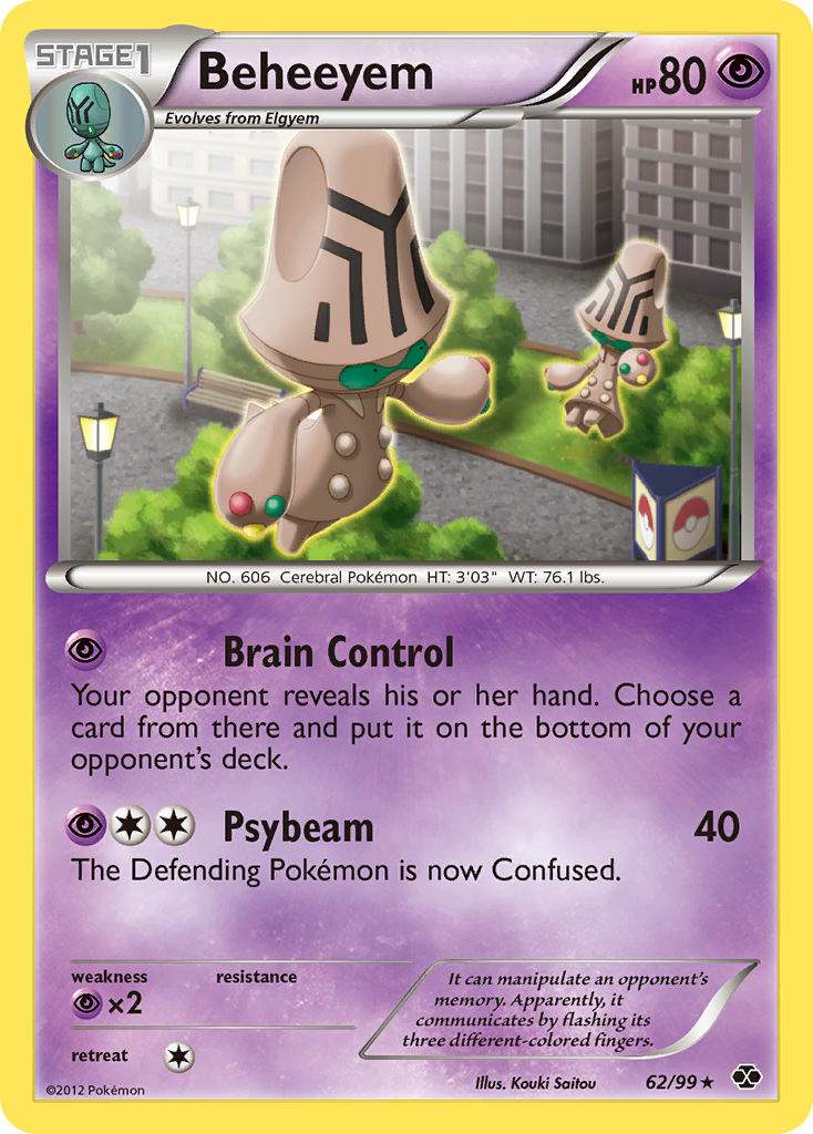 Beheeyem (62/99) [Black & White: Next Destinies] - Card Brawlers | Quebec | Canada | Yu-Gi-Oh!