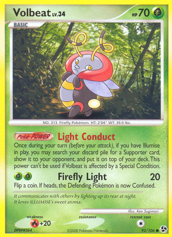 Volbeat (92/106) [Diamond & Pearl: Great Encounters] - Card Brawlers | Quebec | Canada | Yu-Gi-Oh!
